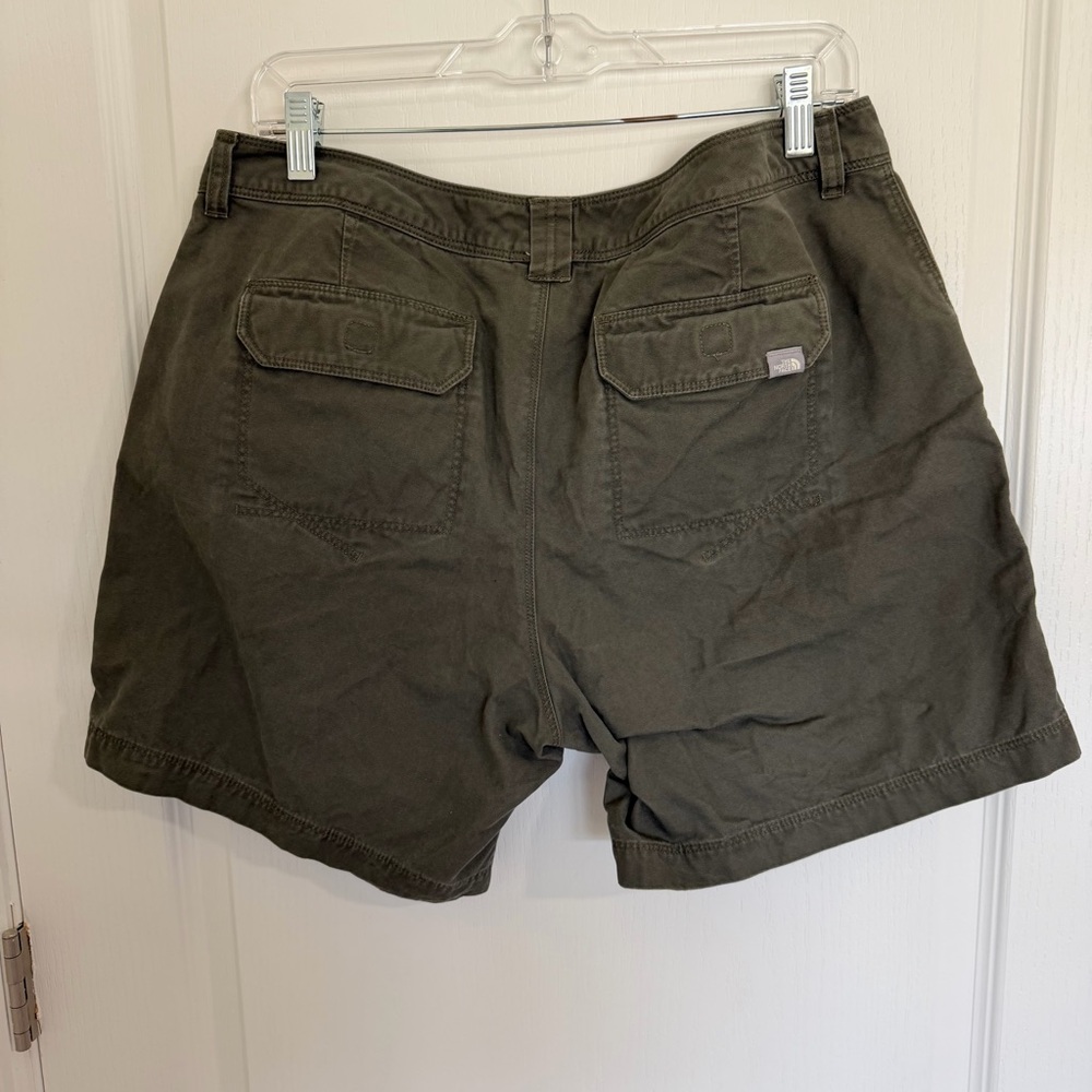 The North Face Women's Olive Shorts - Picture 2 of 6